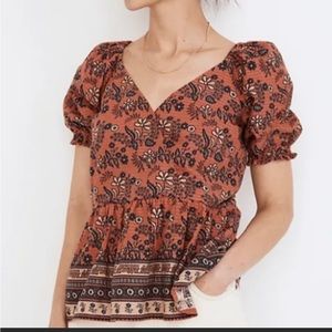 Madewell Puff Sleeve Top